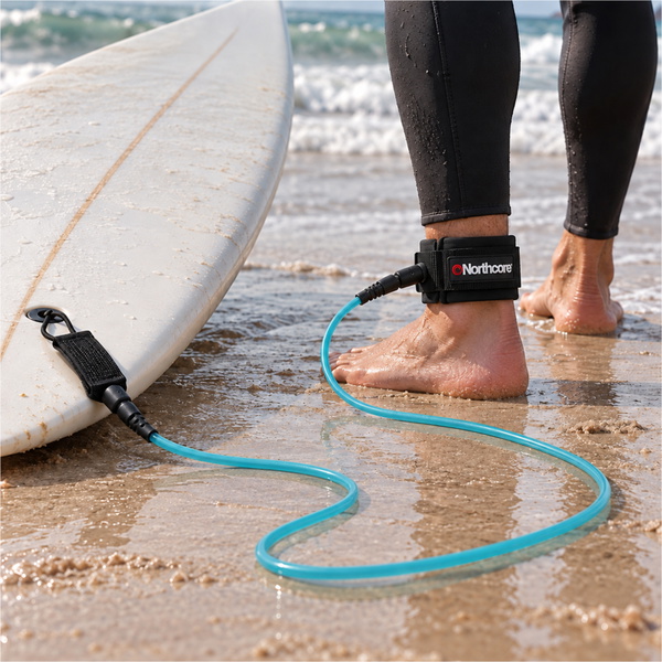 2026 Northcore 7FT Surfboard Leash NOCO55E - Turquoise